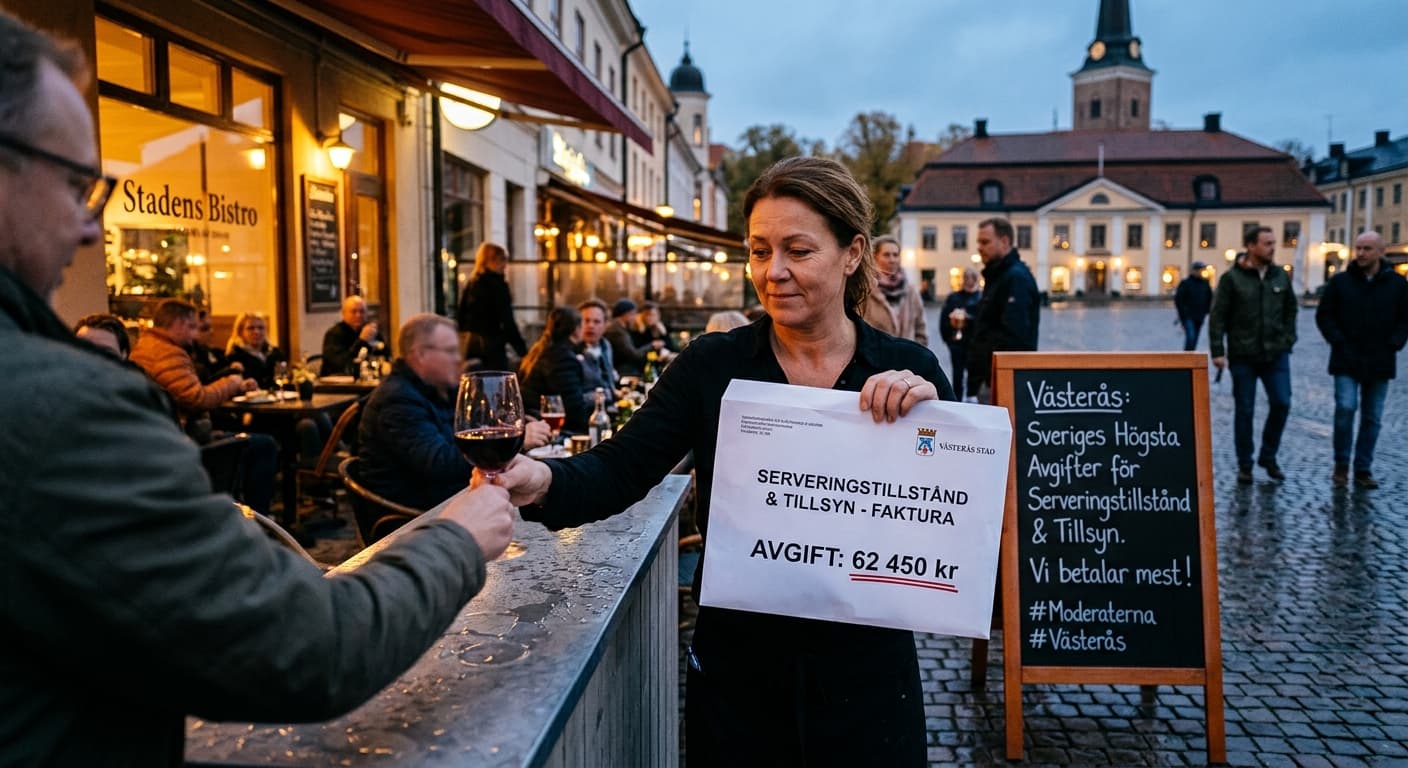 Interpellation om avgifter för serveringstillstånd