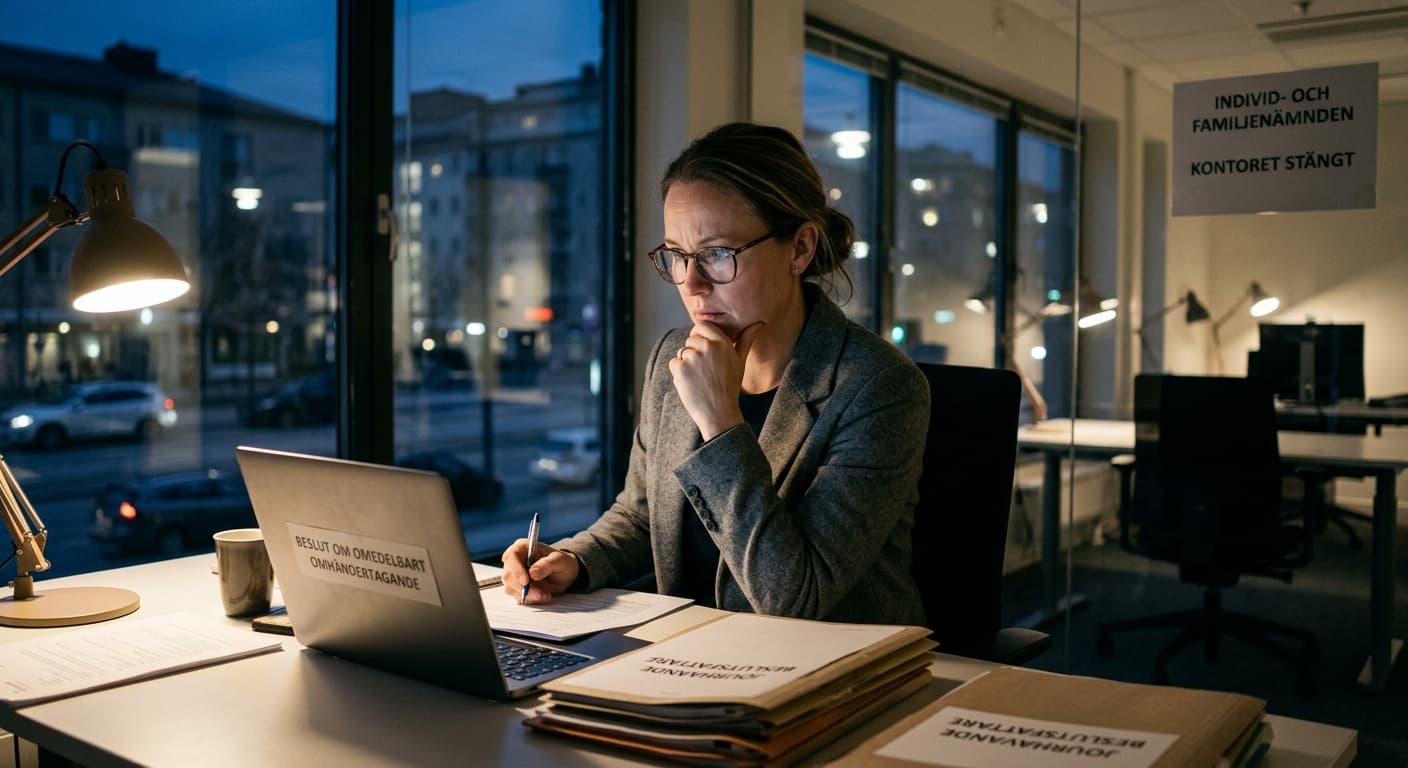 Motion om att säkra rutiner för jourhavande beslutsfattare